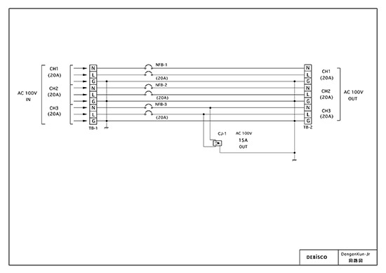 DK-2030/3030 回路図 DK-2030/3030 回路図