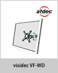 atdec社製 LCDアーム･ウォールマウントブラケット visidec VF-WD